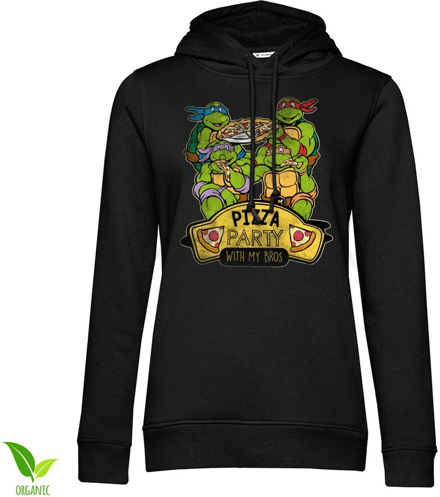 Teenage Mutant Ninja Turtles Hoodie Pizza Party With My Bros Girly Hoodie