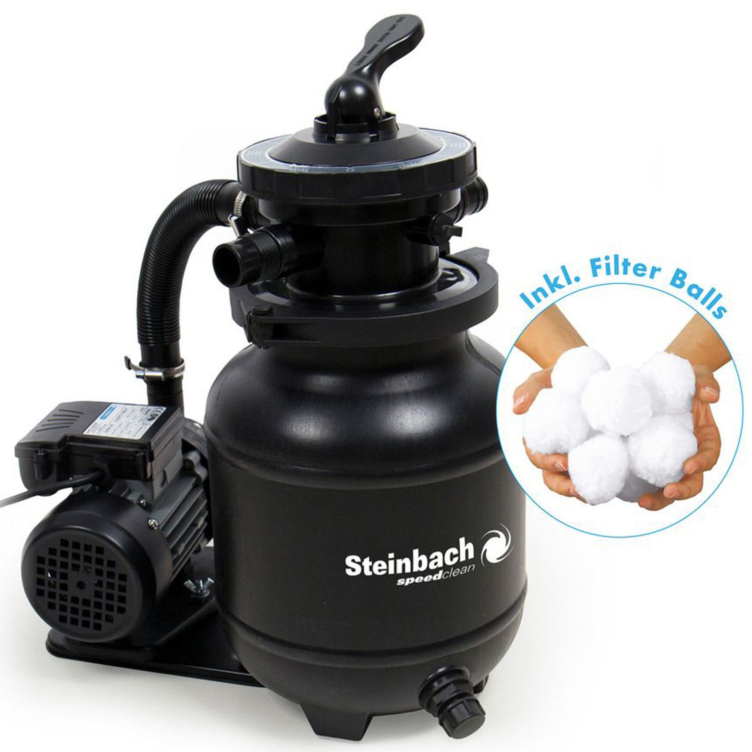 Steinbach Filterpumpen "Active Balls +" für Pools, inkl. Filtermedium