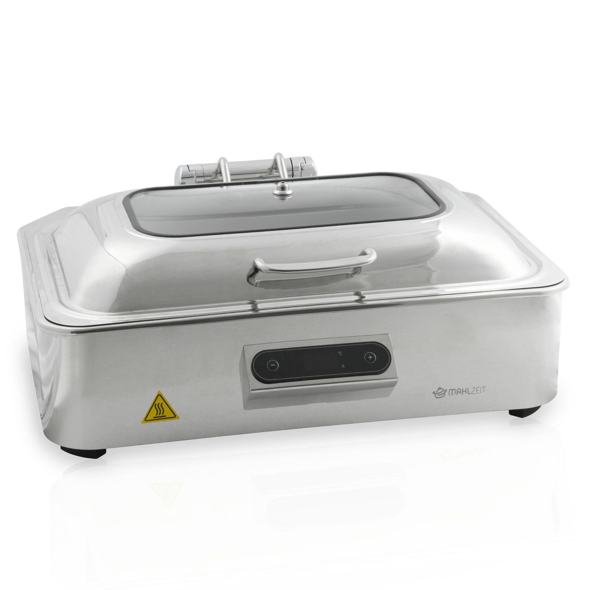 Mahlzeit Speisenwärmer Buffetwärmer, 600 W, 220–240 V, Edelstahl Speisewärmer