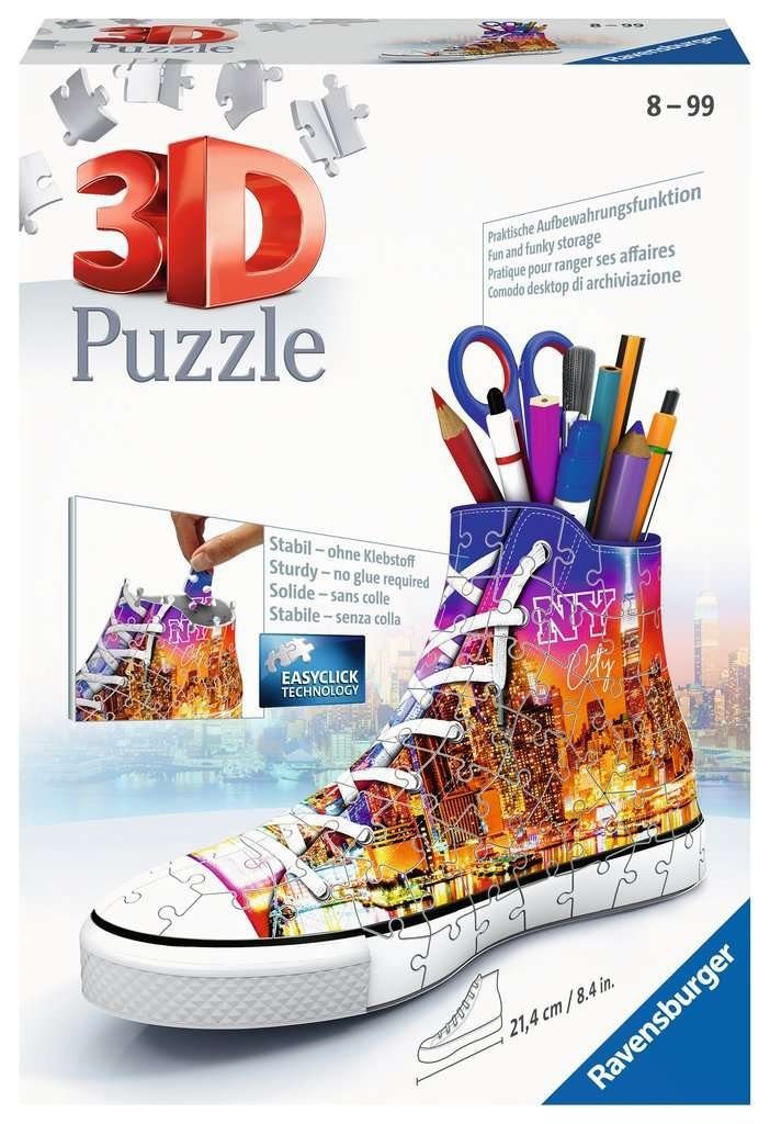 Ravensburger 3D-Puzzle Ravensburger Puzzleteile Skyline, Sneaker Puzzle