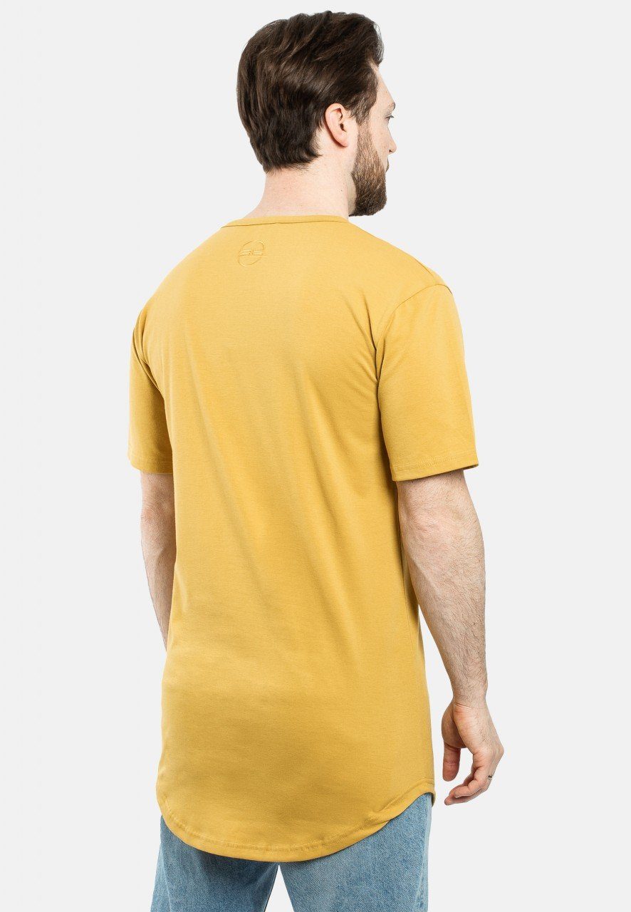 T-Shirt Blackskies Longline Mustard Round Medium T-Shirt