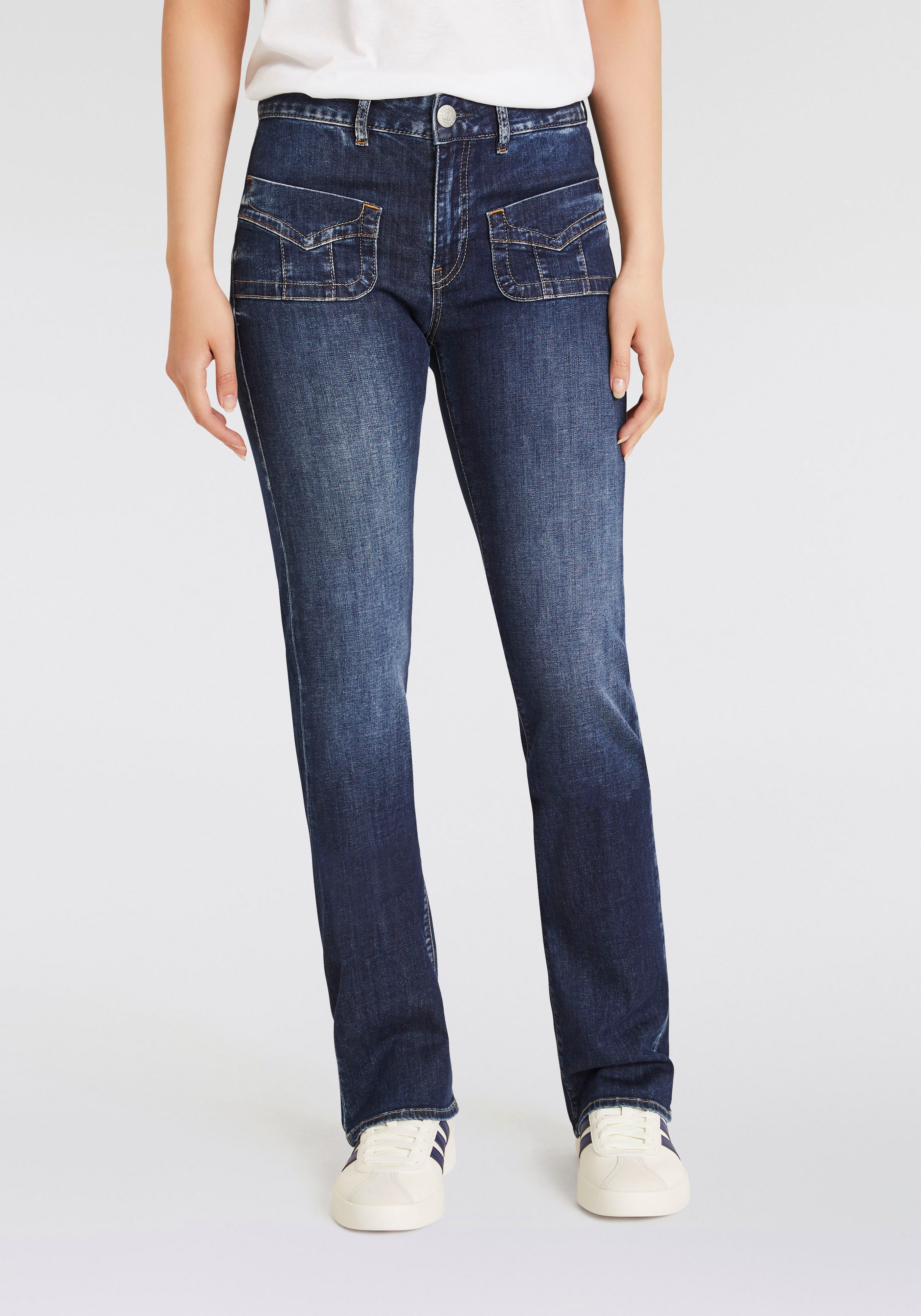 Herrlicher Bootcut-Jeans Lucky 20 Recycled Denim günstig online kaufen