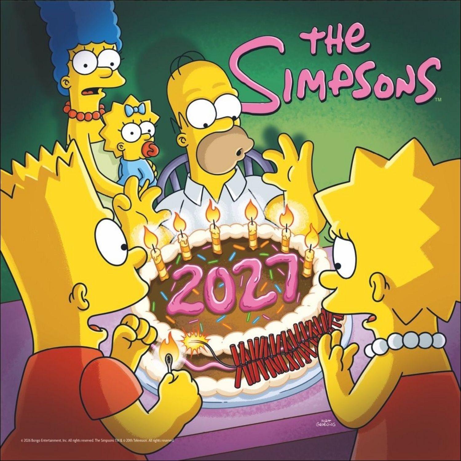 Danilo Wandkalender The Simpsons Broschurkalender 2027
