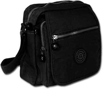 BAG STREET Umhängetasche Bag Street Nylon Tasche Damenhandtasche (Umhängetasche, Umhängetasche), Damen, Jugend Tasche strapazierfähiges Textilnylon schwarz