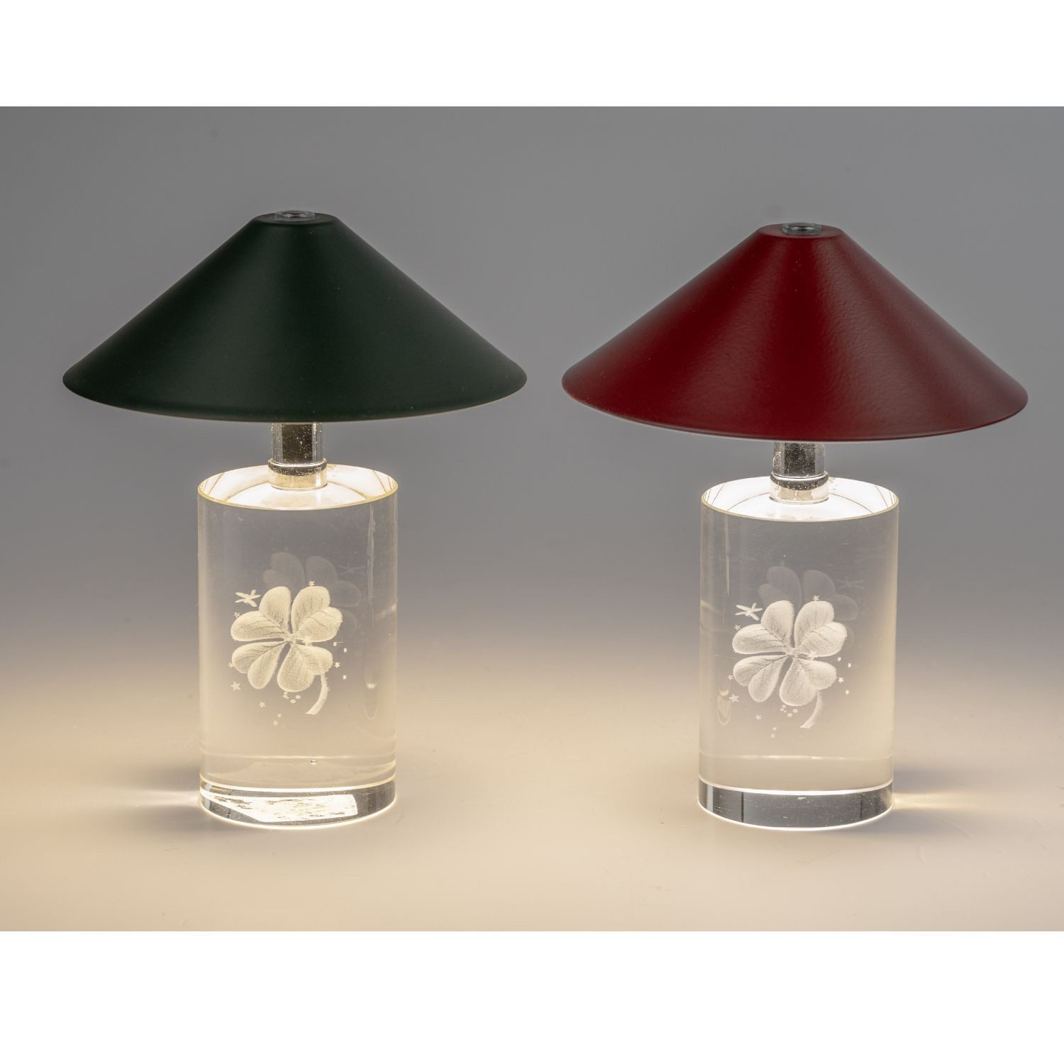 formano Tischleuchte Kristallglas, LED, dimmbar, Mehrfarbig, Kristall, H: 14cm