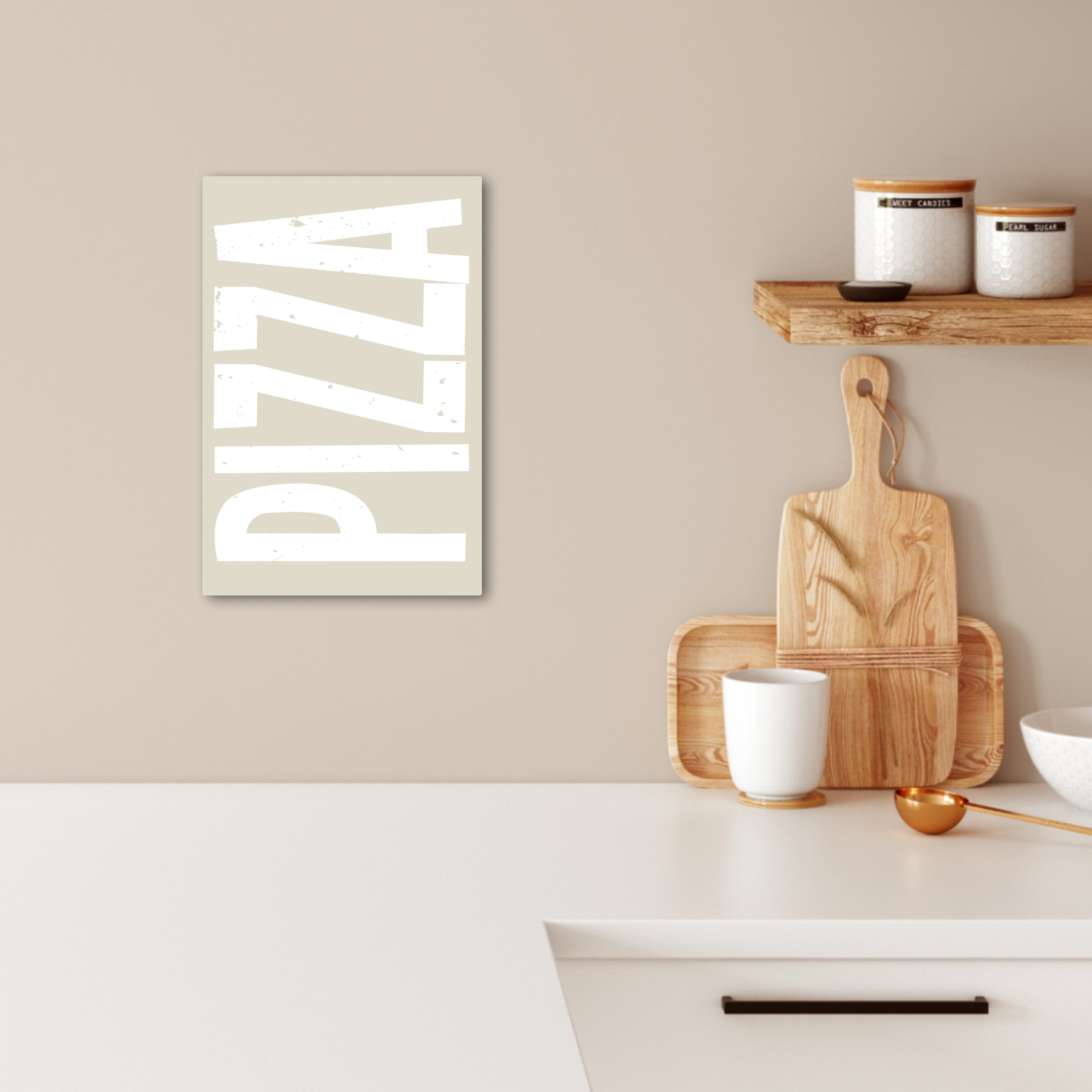 OneMillionCanvasses® Leinwandbild Pizza - Dekoration - günstig online kaufen