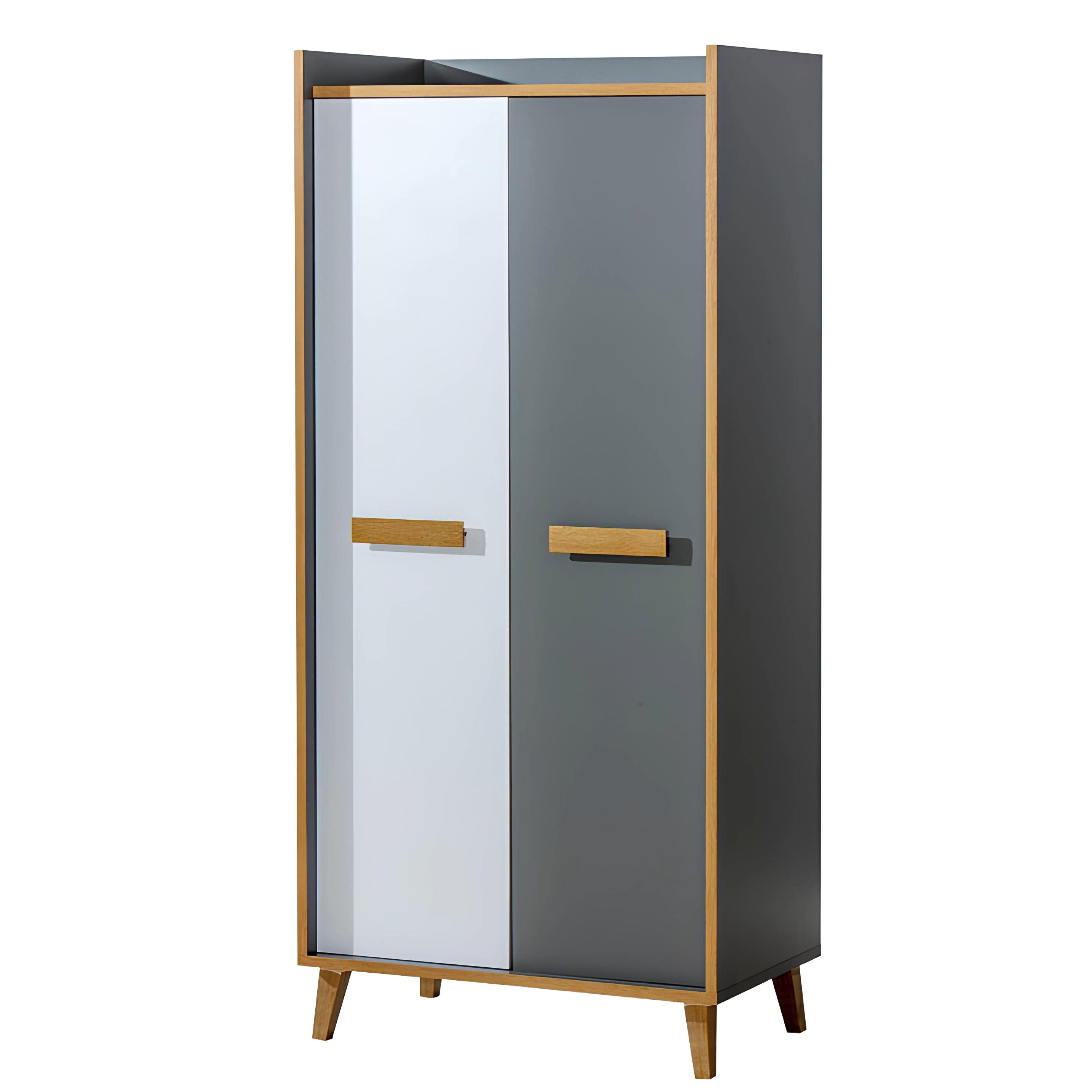 Xlmoebel Kleiderschrank Moderner Holz-Kinder- und Jugendzimmer-Garderobenschrank (1-St., Kleiderschrank) Hergestellt in Europa