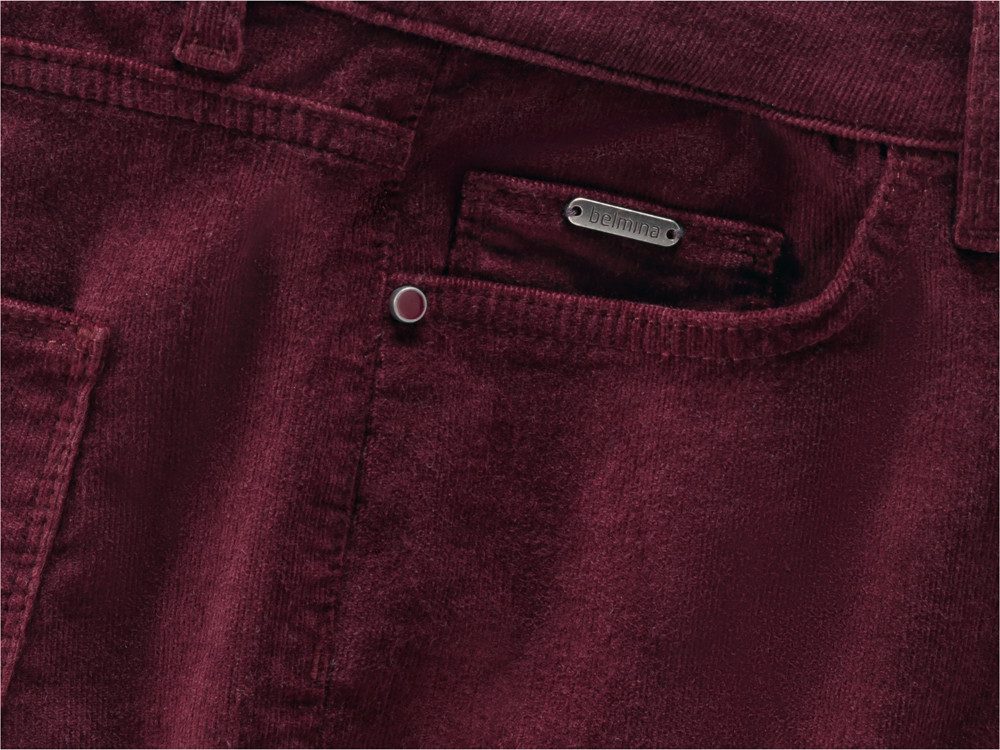 belmina Cordhose Elastisches Feincordgewebe