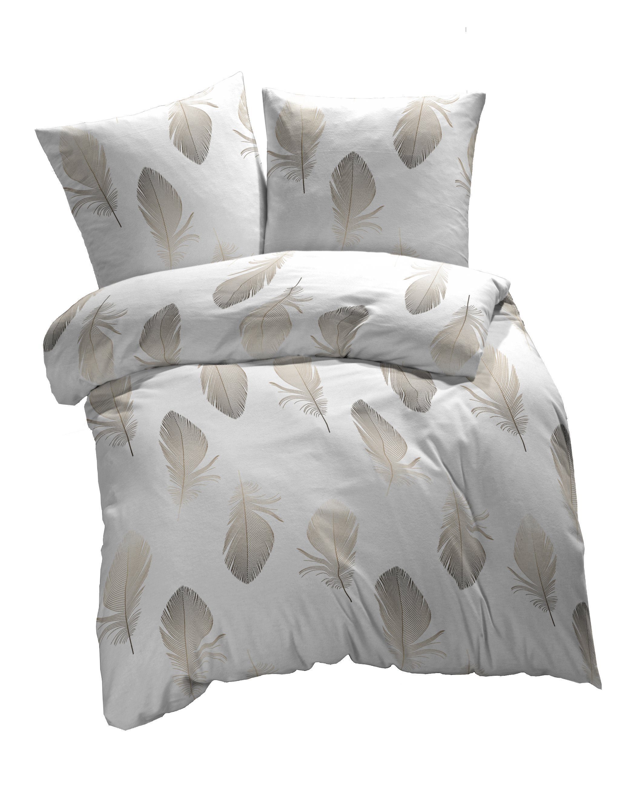 etérea Himmlische Qualität Bettwäsche etérea Renforcé Bettwäsche Federn Wei günstig online kaufen