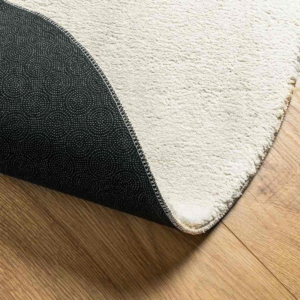 vidaXL Teppich Teppich HUARTE Creme 80 x 150 cm Polyester – Bild 5 von 5