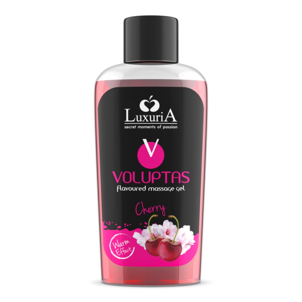 Gleit- und Massagegel Gleitmittel Massage Oral Kirsche Gel Wasserbasis Wärmend