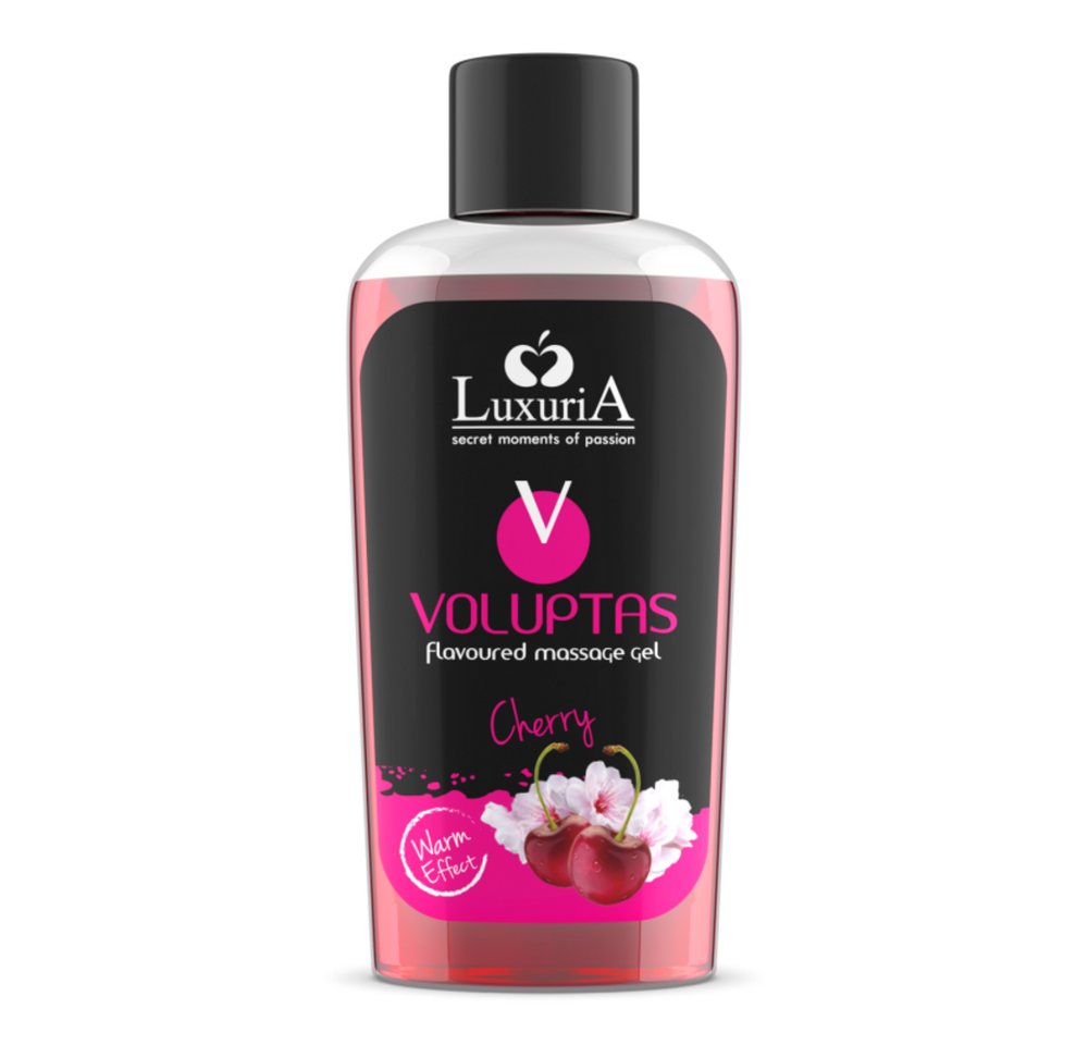 INTIMATELINE Gleit- und Massagegel Gleitmittel Massage Oral Kirsche Gel Wasserbasis Wärmend, Packung, 1-tlg., Latexkompatibel, Wärmende Wirkung, Essbares Massagegel