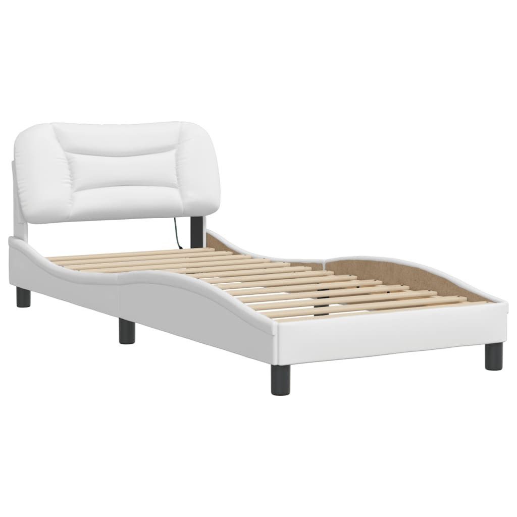 vidaXL Bett Bettgestell mit LED ohne günstig online kaufen