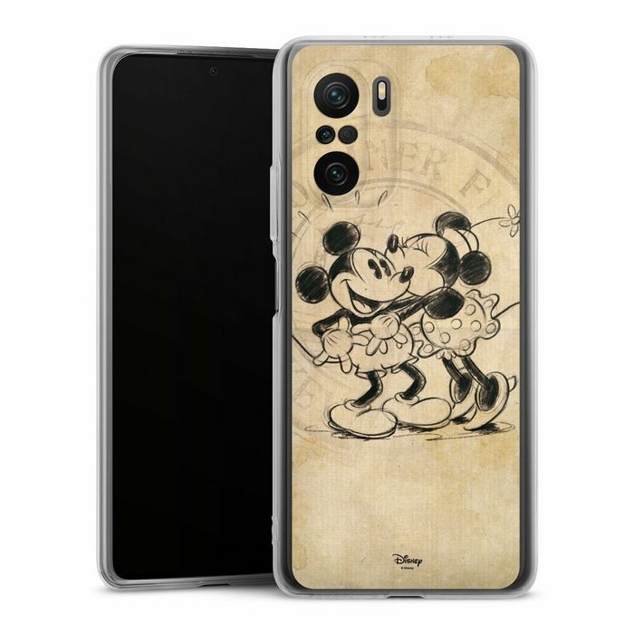 DeinDesign Handyhülle Mickey Mouse Minnie Mouse Vintage Minnie&Mickey Xiaomi Poco F3 Silikon Hülle Bumper Case Handy Schutzhülle