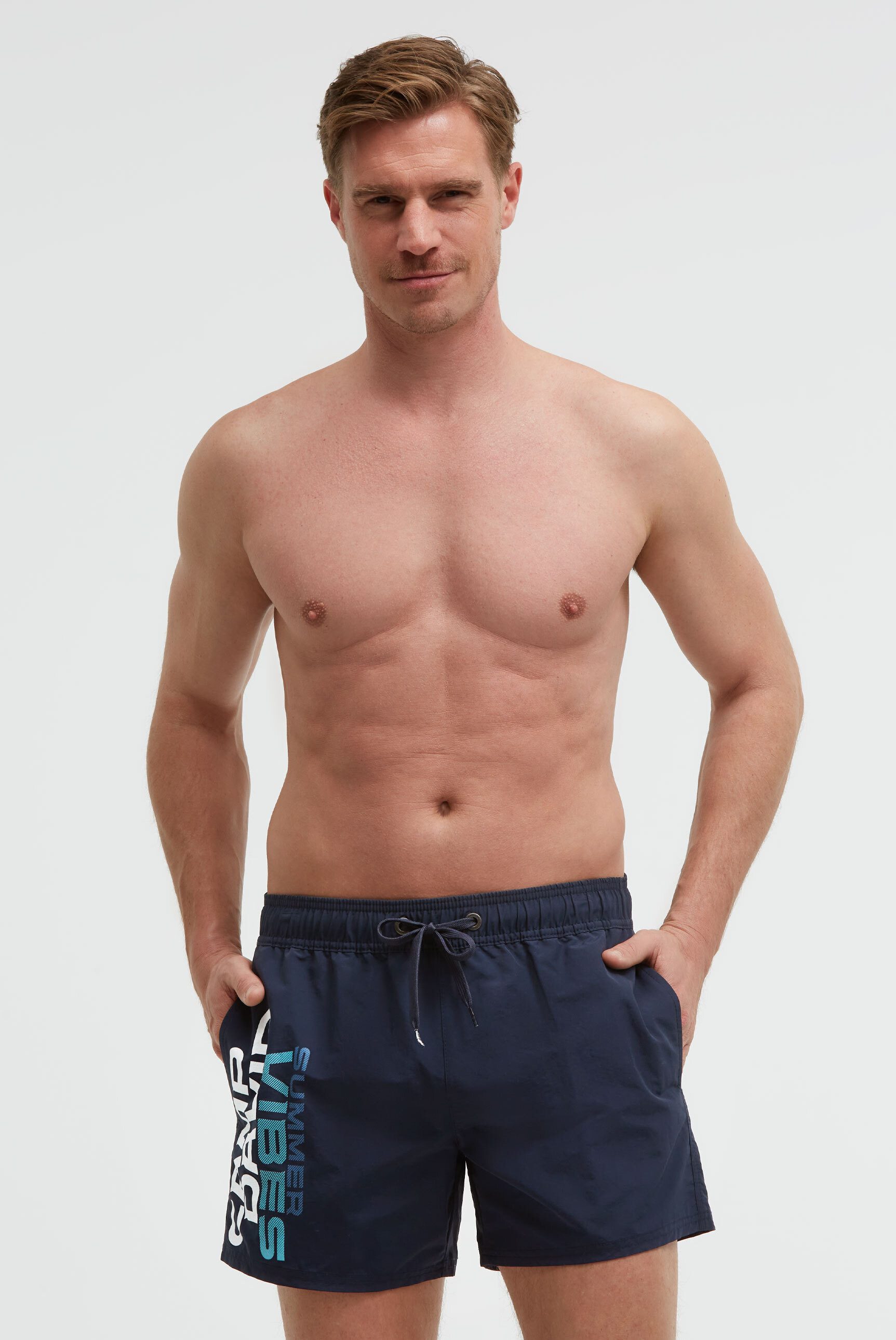camp david Badeshorts mit Einschubtaschen