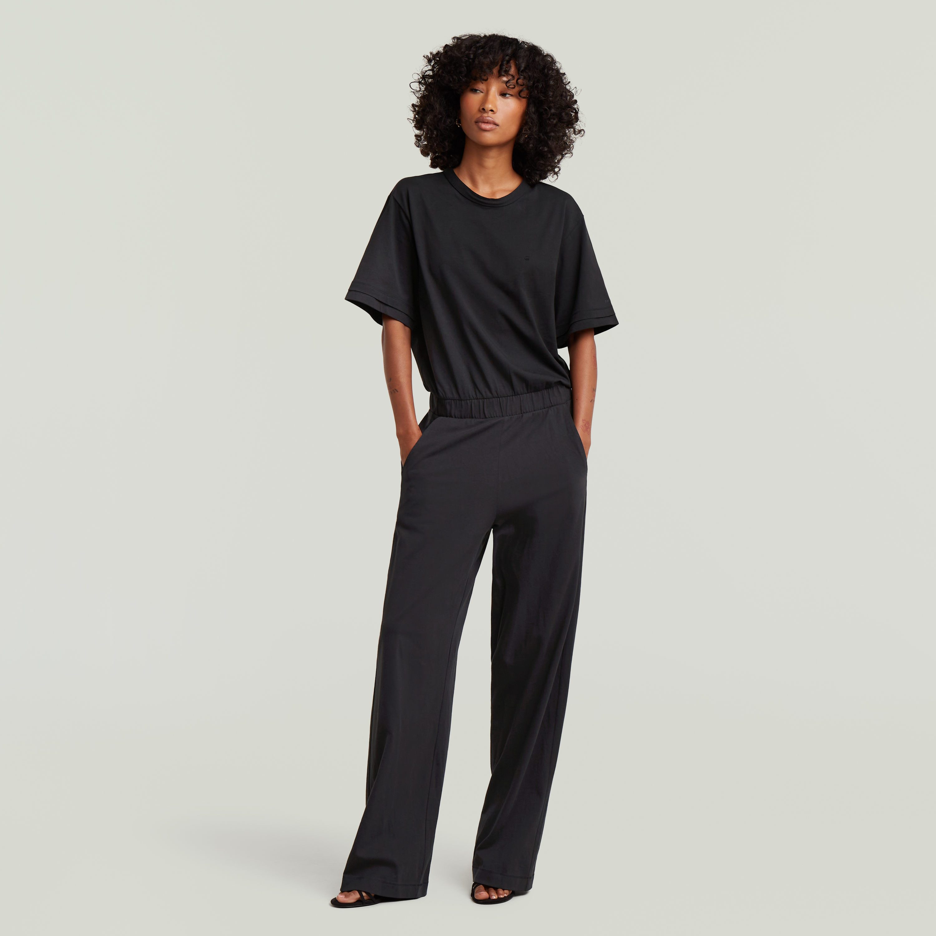 G-STAR Jumpsuit Jersey Jumpsuit Wmn mit elastischem Bund