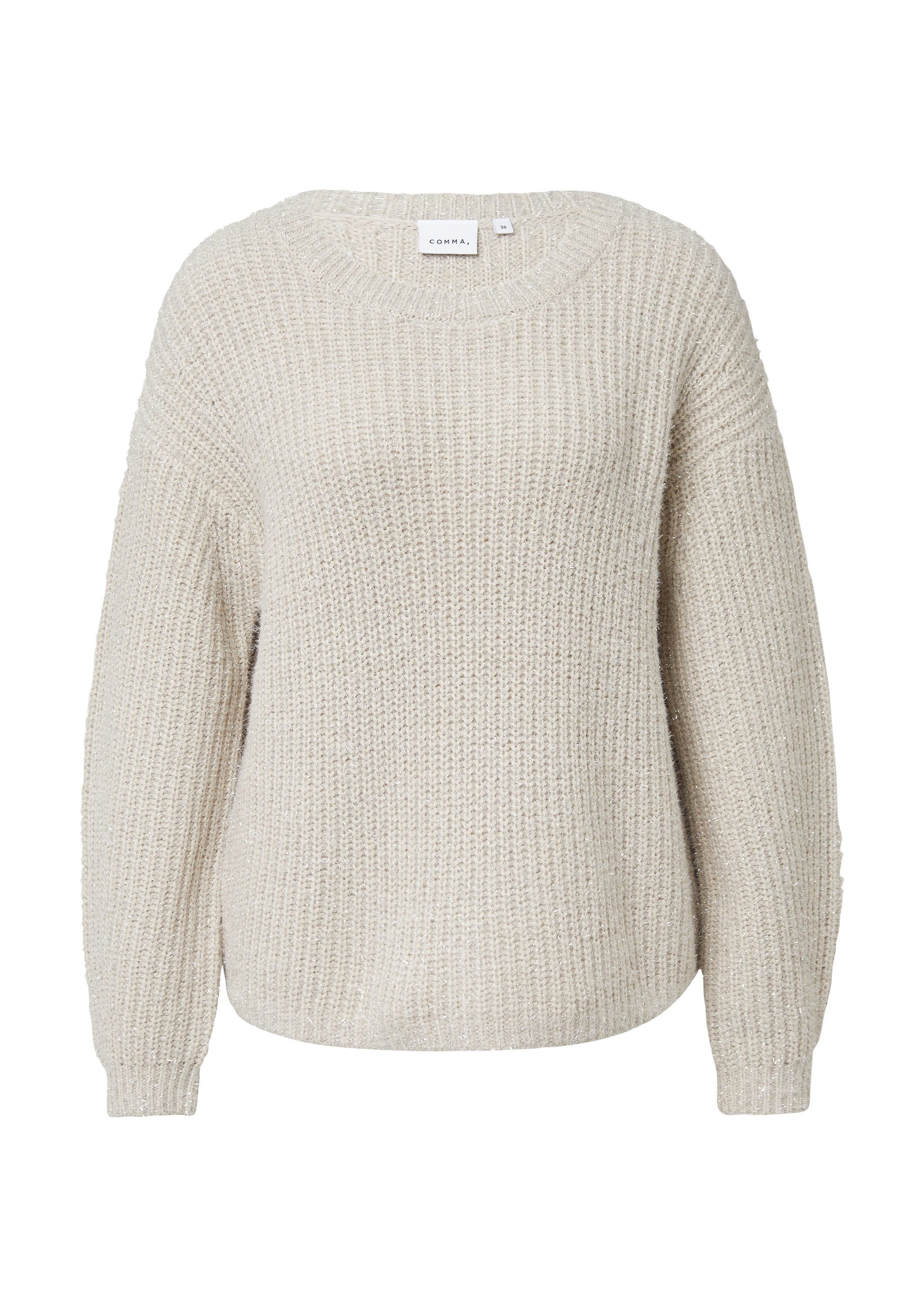 comma Longpullover Strickpullover Weicher Pullover mit günstig online kaufen