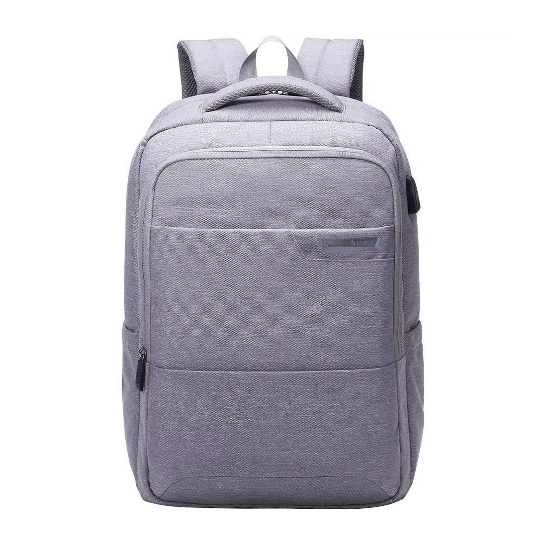 SHG Laptoprucksack Rucksack Businessrucksack Stadtrucksack Arbeitstasche (grau), Schulrucksack Kurier-Rucksack Schulranzen Handgepäck