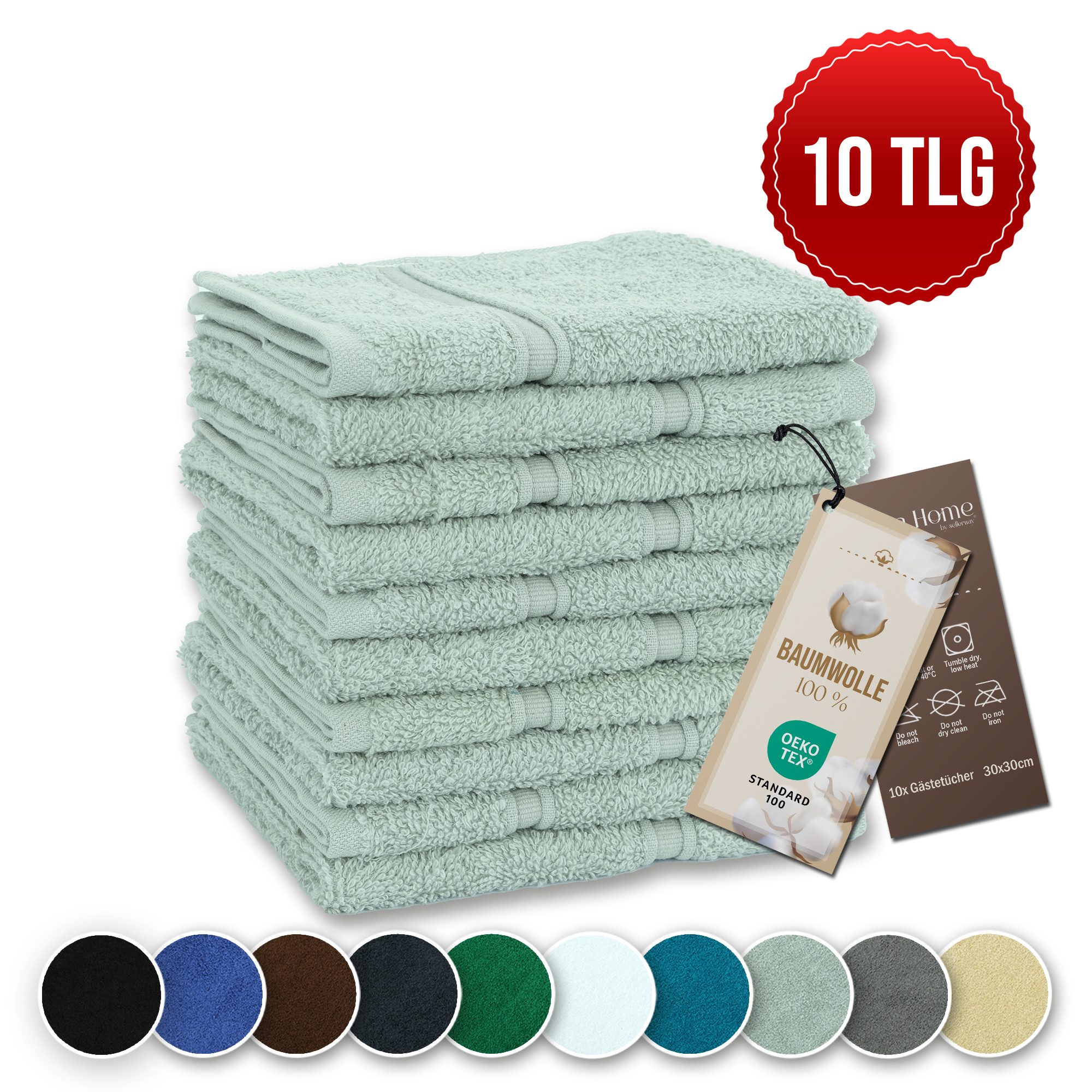 Veluna Home Gästehandtücher 30x30 cm Premium günstig online kaufen