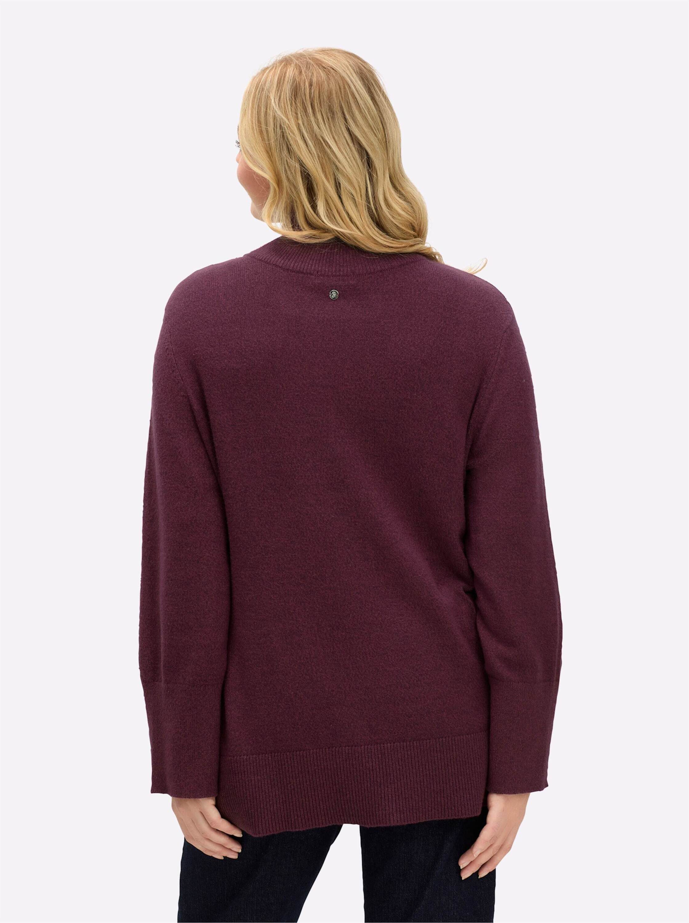 Sheego Strickpullover Pullover Langarm Jersey