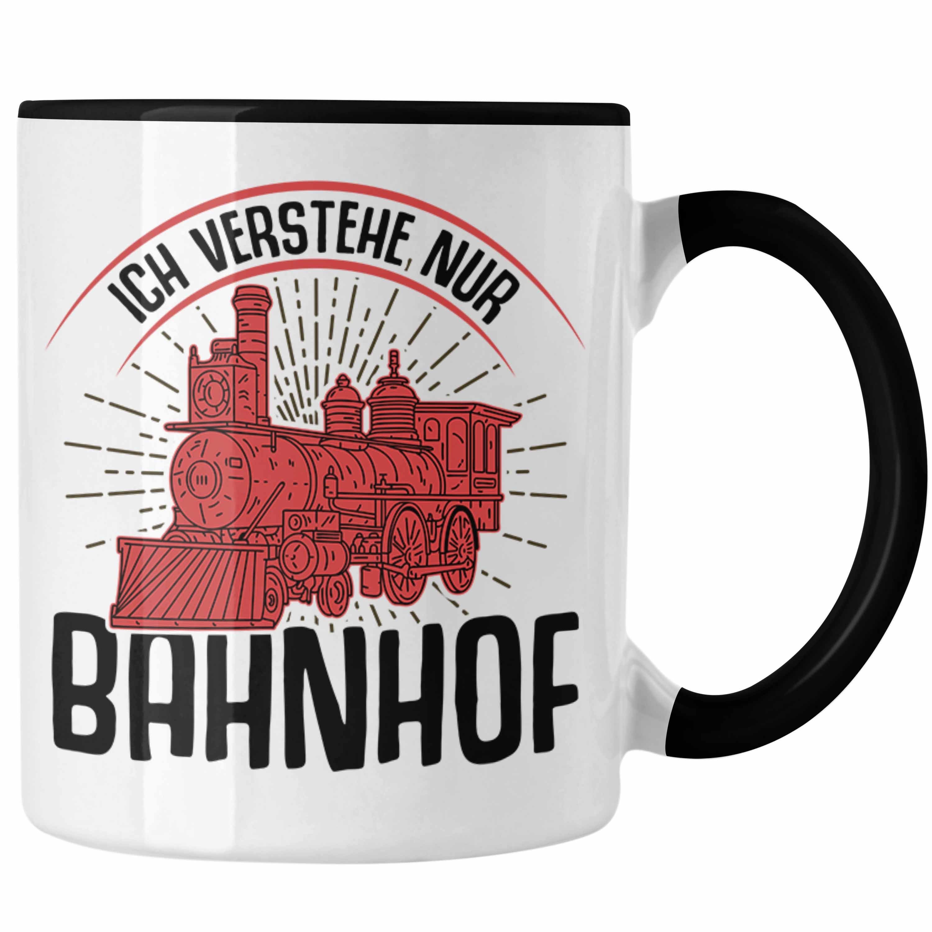 Schwarz Eisenbahner Nur Tasse Trendation Tasse Ich Geschenkidee Versteh Lokführer Geschenk - Lokomotive Eisenbahn Trendation Bahnhof Spruch