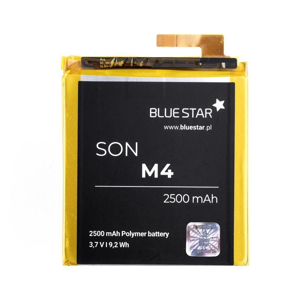 BlueStar Akku Ersatz kompatibel mit Sony Xperia M4 Aqua 2500 mAh Austausch Batterie Accu LIS1576ERPC Smartphone-Akku