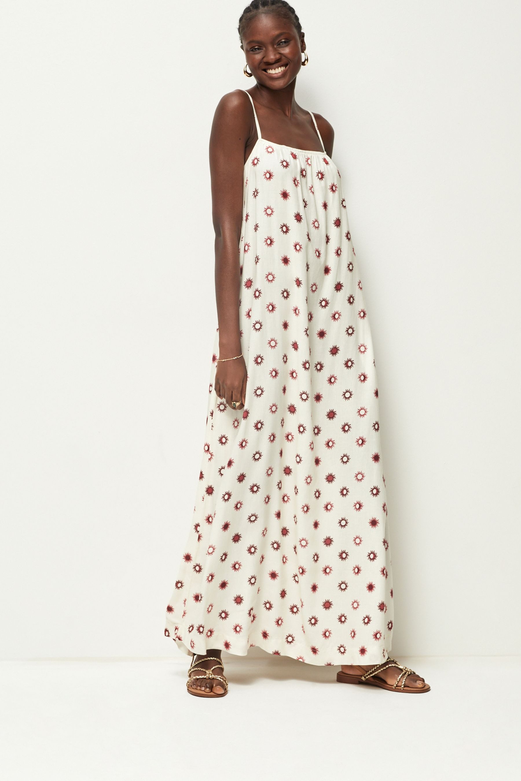 Next Maxikleid Maxikleid mit Rückenschleife, Kurzgröße günstig online kaufen