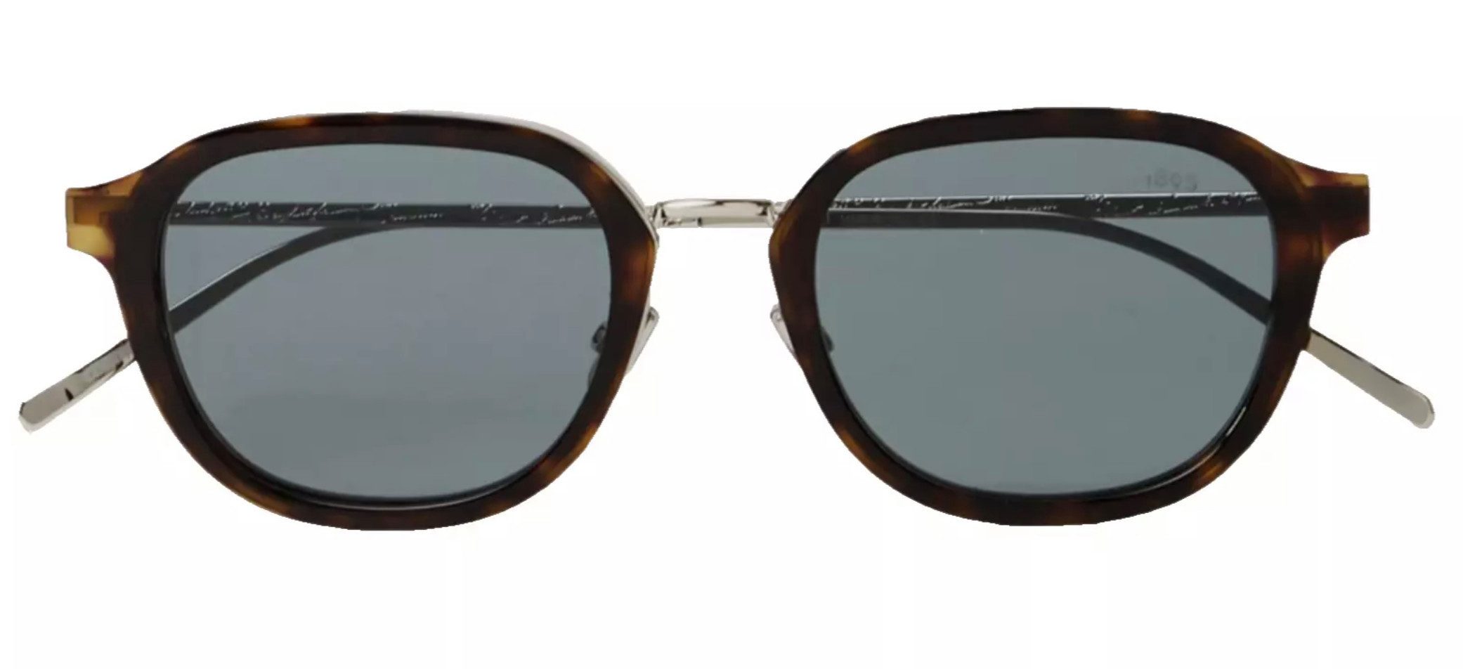 Berluti Sonnenbrille Runde Acetat Brille mit Silberakzenten Kollektion spiegelt Berlutis Tradition in der Patina-Technik