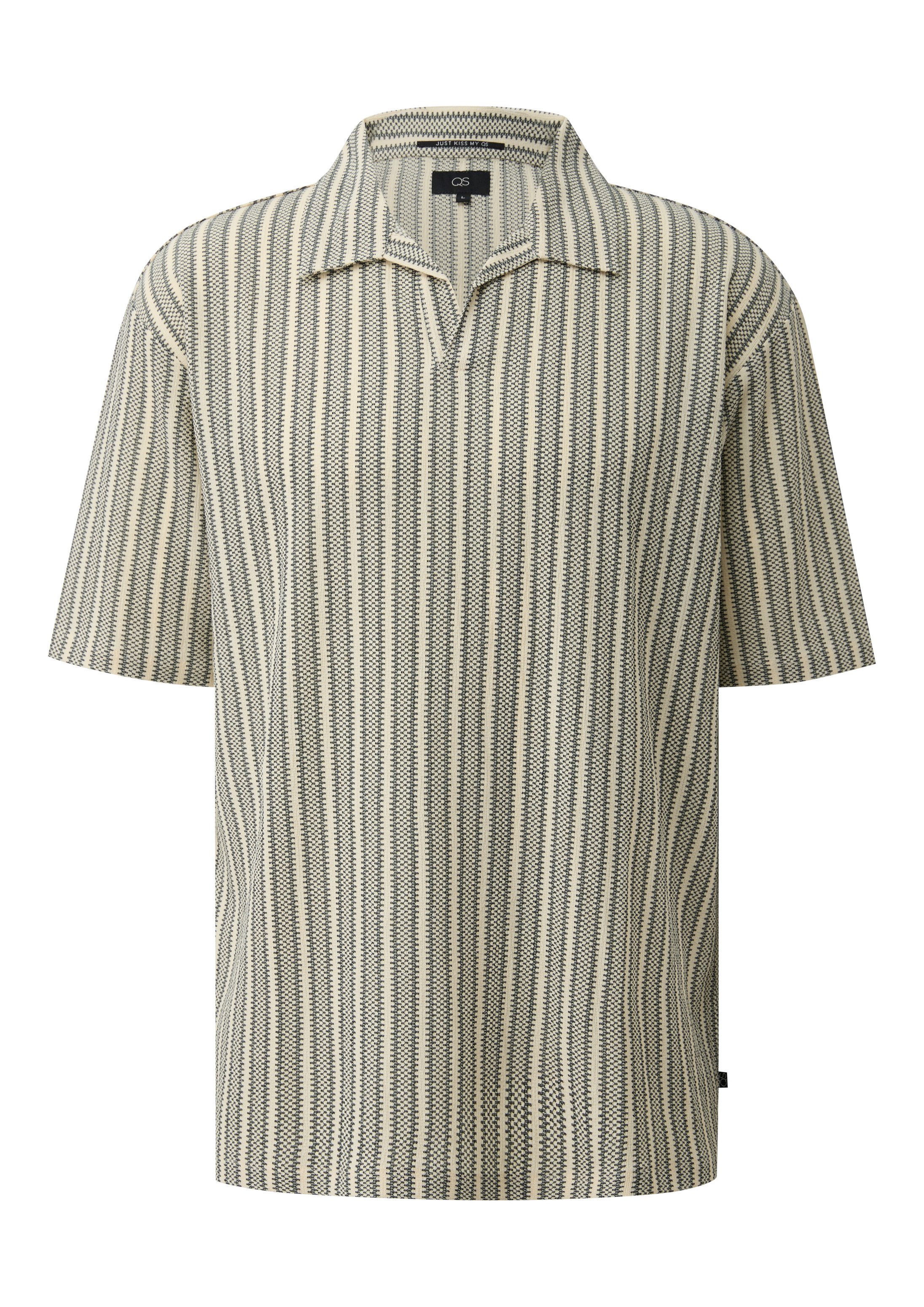 QS Kurzarmshirt Polo-Shirt Polo-Shirt