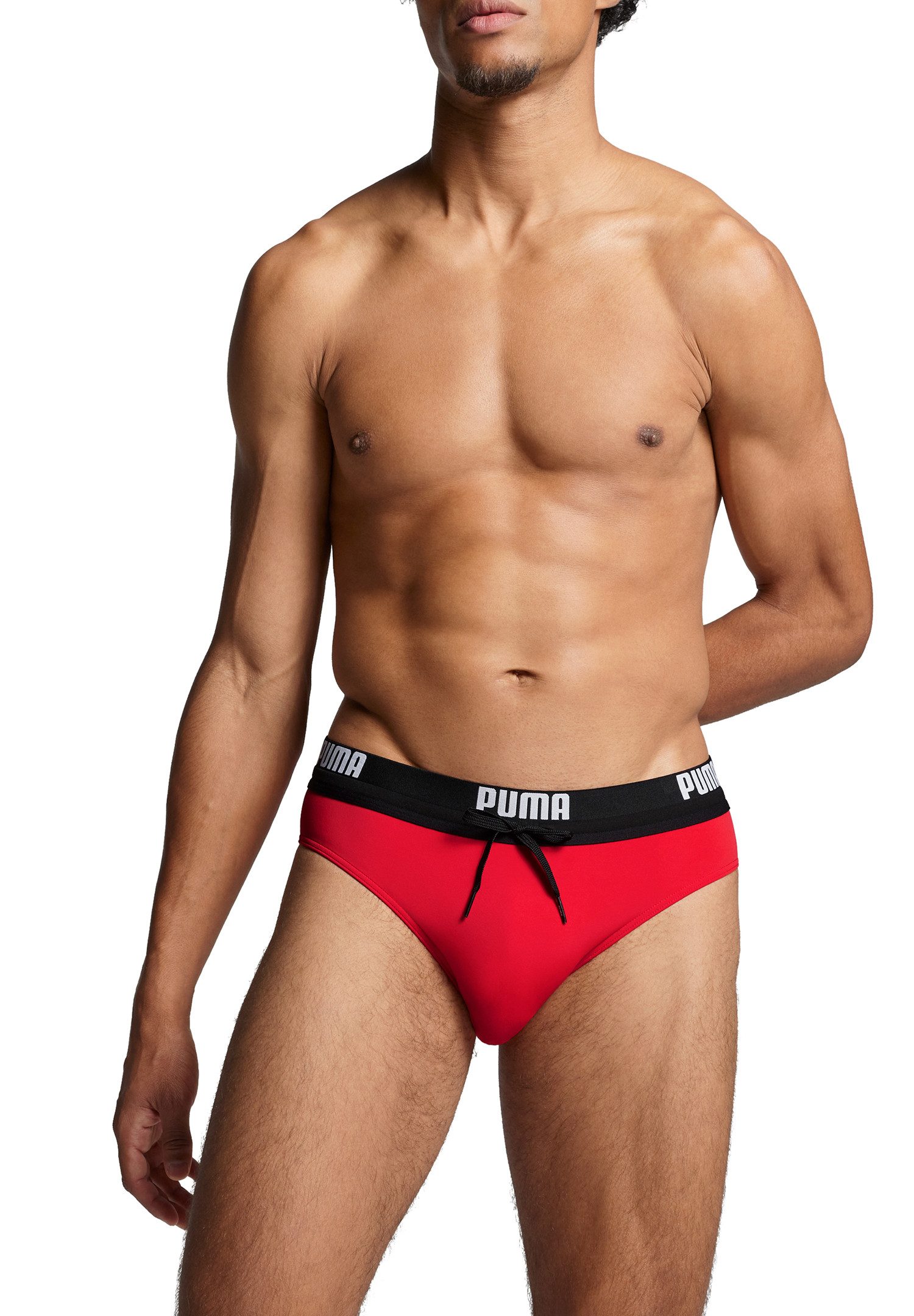 PUMA Badehose PUMA SWIM MEN LOGO SWIM BRIEF (1-St., 1er-Pack)