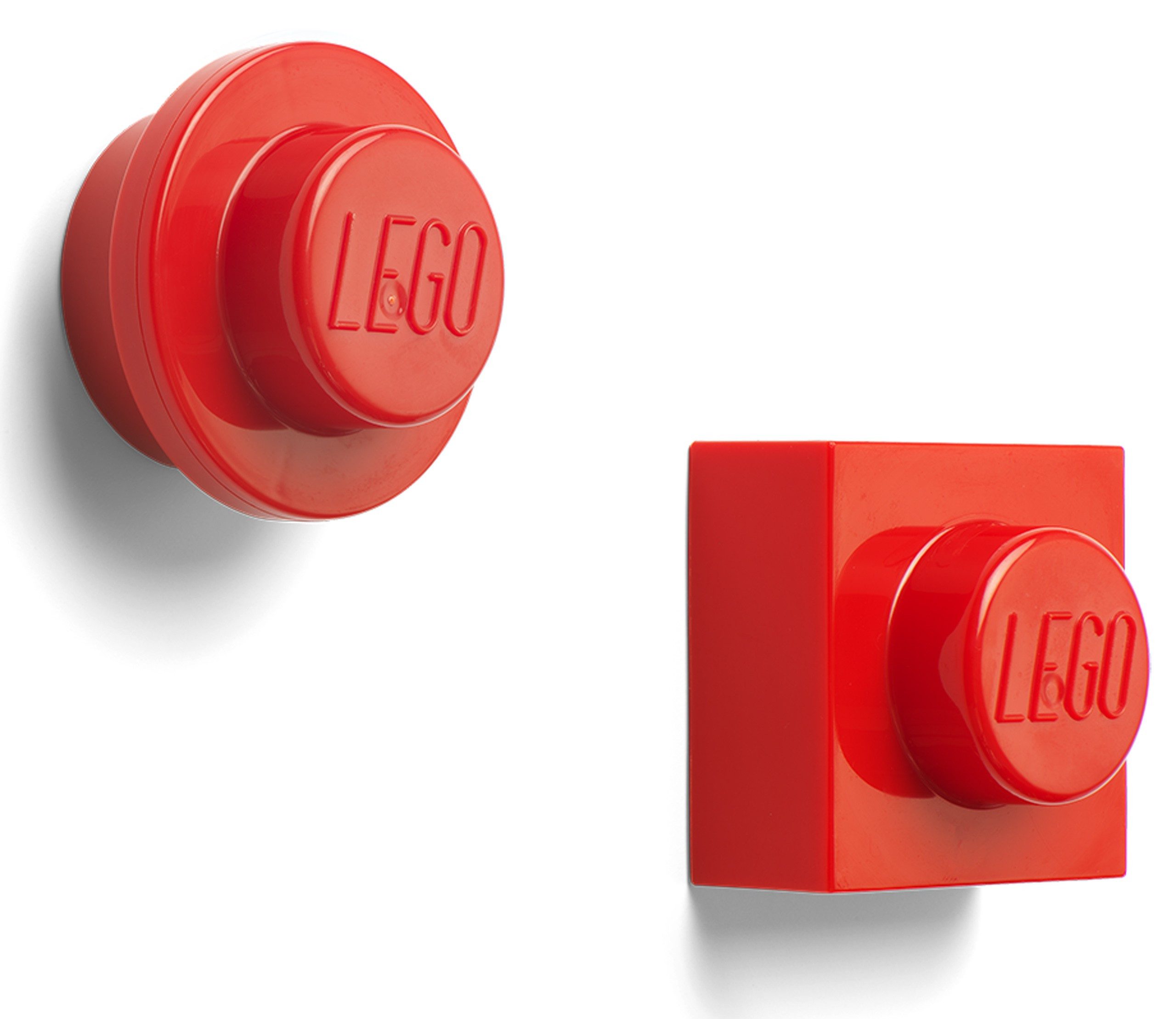 Sarcia.eu Magnet Das Magneten-Set in roter Farbe in Form von LEGO-Bausteinen