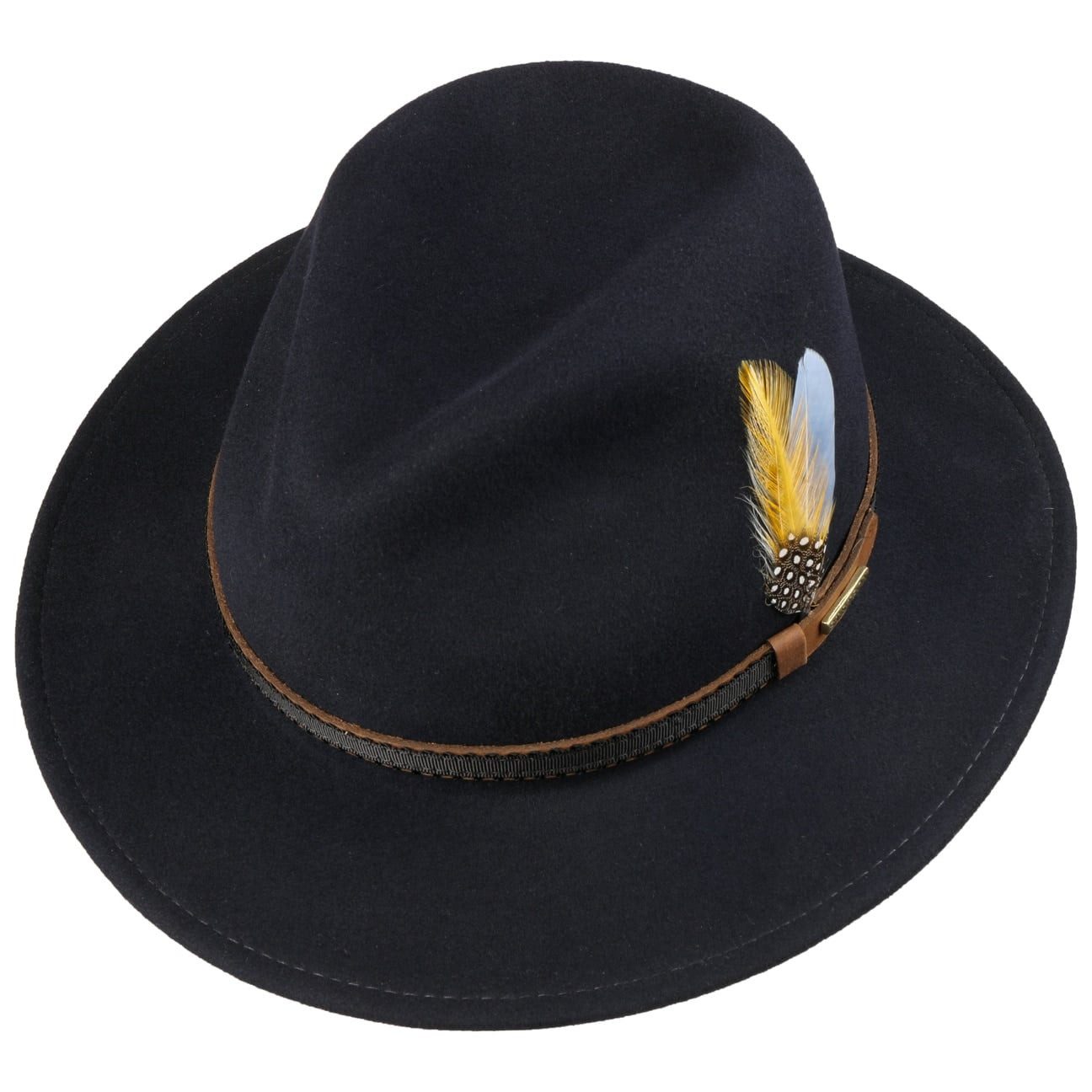 Stetson Filzhut (1-St) Traveller mit Lederband, Made in USA