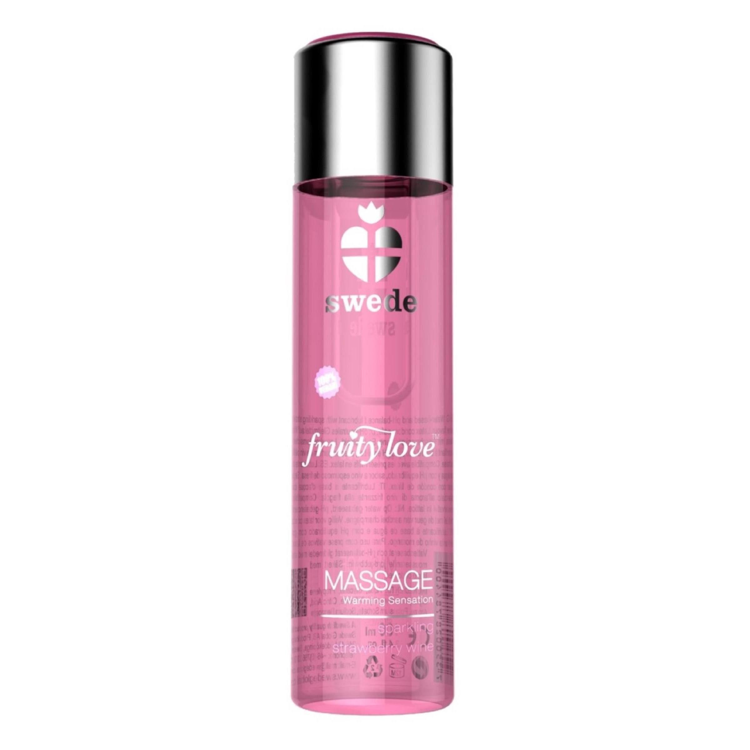 Swede Gleitgel Swede - 60 ml - Fruity Love Massage Lotion Sparkling Stra, Packung
