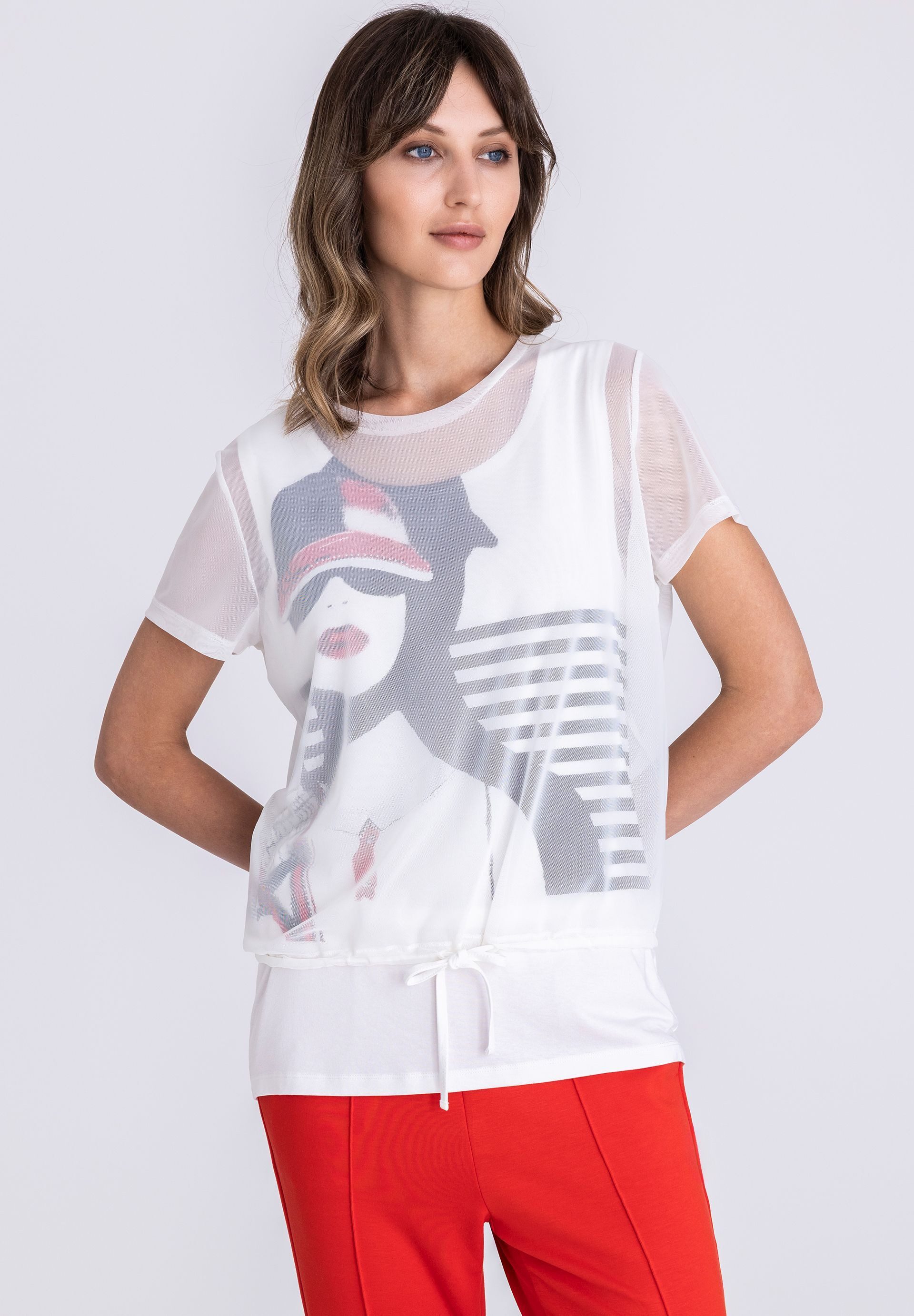 TUZZI T-Shirt mit Bindeband