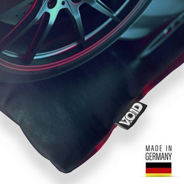 Kissenbezug, VOID (1 Stück), Sofa-Kissen Auto Autofahren Reifen Motor Design Garage Werkstatt Sportwagen Felgen Motorsport Tuning Tuner