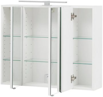 HELD MÖBEL Spiegelschrank Kaunas 80 cm breit, Soft-Close-Funktion