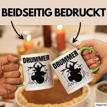 Trendation Tasse Drummer Schlagzeug-Spieler Geschenk Tasse Geschenkidee Kaffee-Becher S