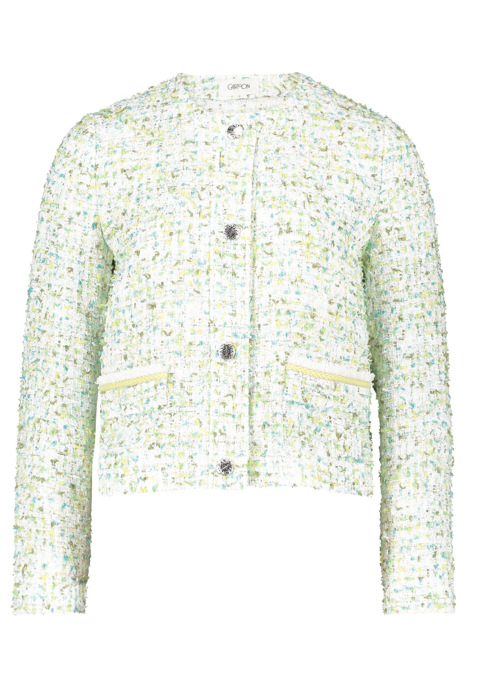 Cartoon Jackenblazer Cartoon Tweedblazer mit Fransen günstig online kaufen