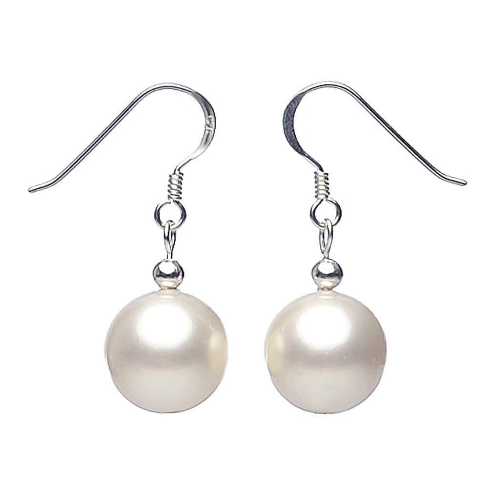 Schmuck Krone Schmuckset Schmuck-Set aus Perlen Collier, Armband und Paar Ohrhänger, Silber 925