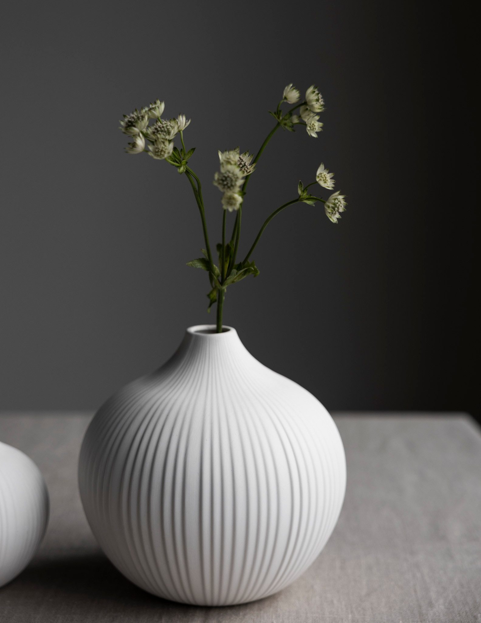 Dekovase Storefactory Vase FRÖBACKEN M weiß, Ø13x13cm