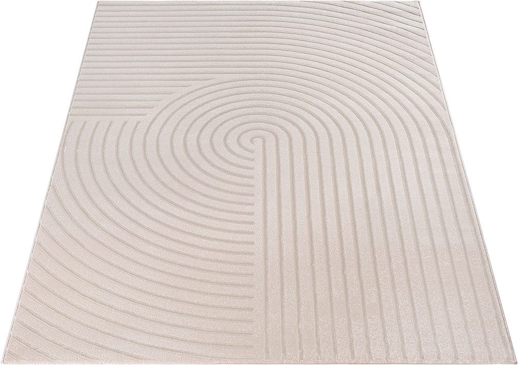 the carpet Teppich Knight, rechteckig, Höhe: 12 mm, moderner Wohnzimmer Teppich elegant glänzender Flor