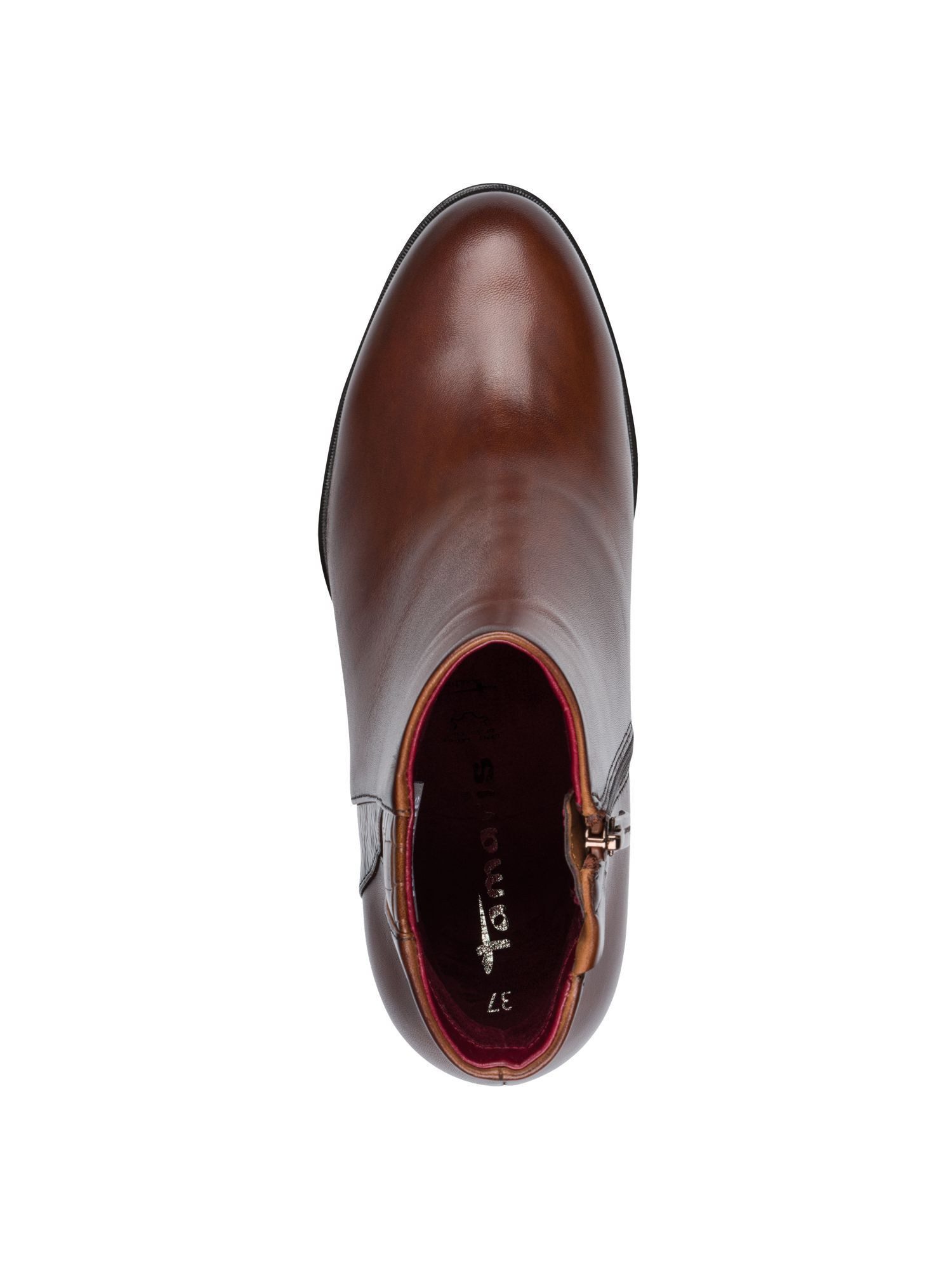 Tamaris ANTIslide, COMFORT-Lining, TOUCH-IT aus Leder Stiefelette ANTIslide