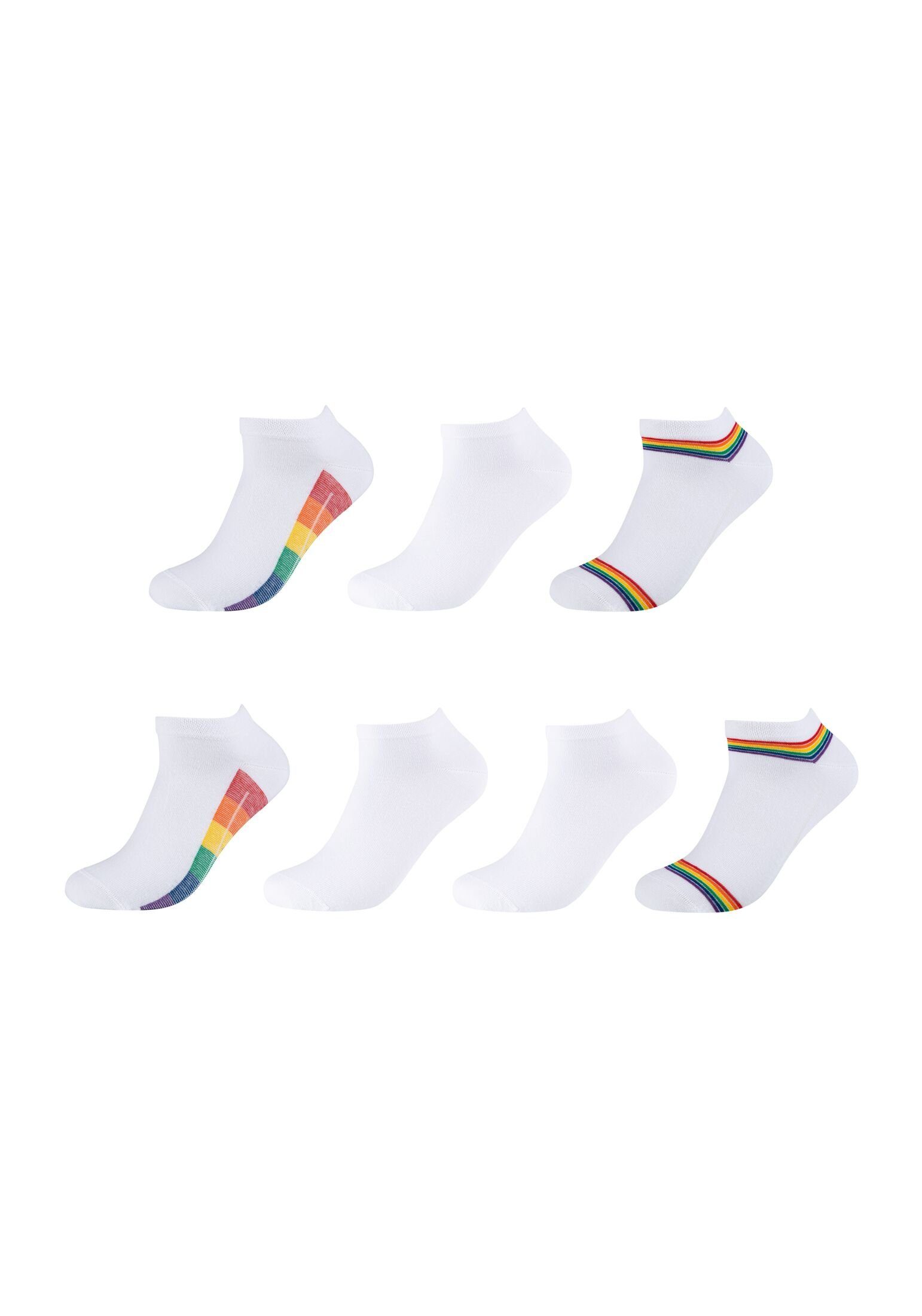 rainbow Pack Camano Sneakersocken Sneakersocken 7er