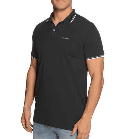 Ben Sherman Poloshirt »Ben Sherman Polo-Hemd schlichtes Polo T-Shirt für Herren Kurzarm-Shirt Schwarz«