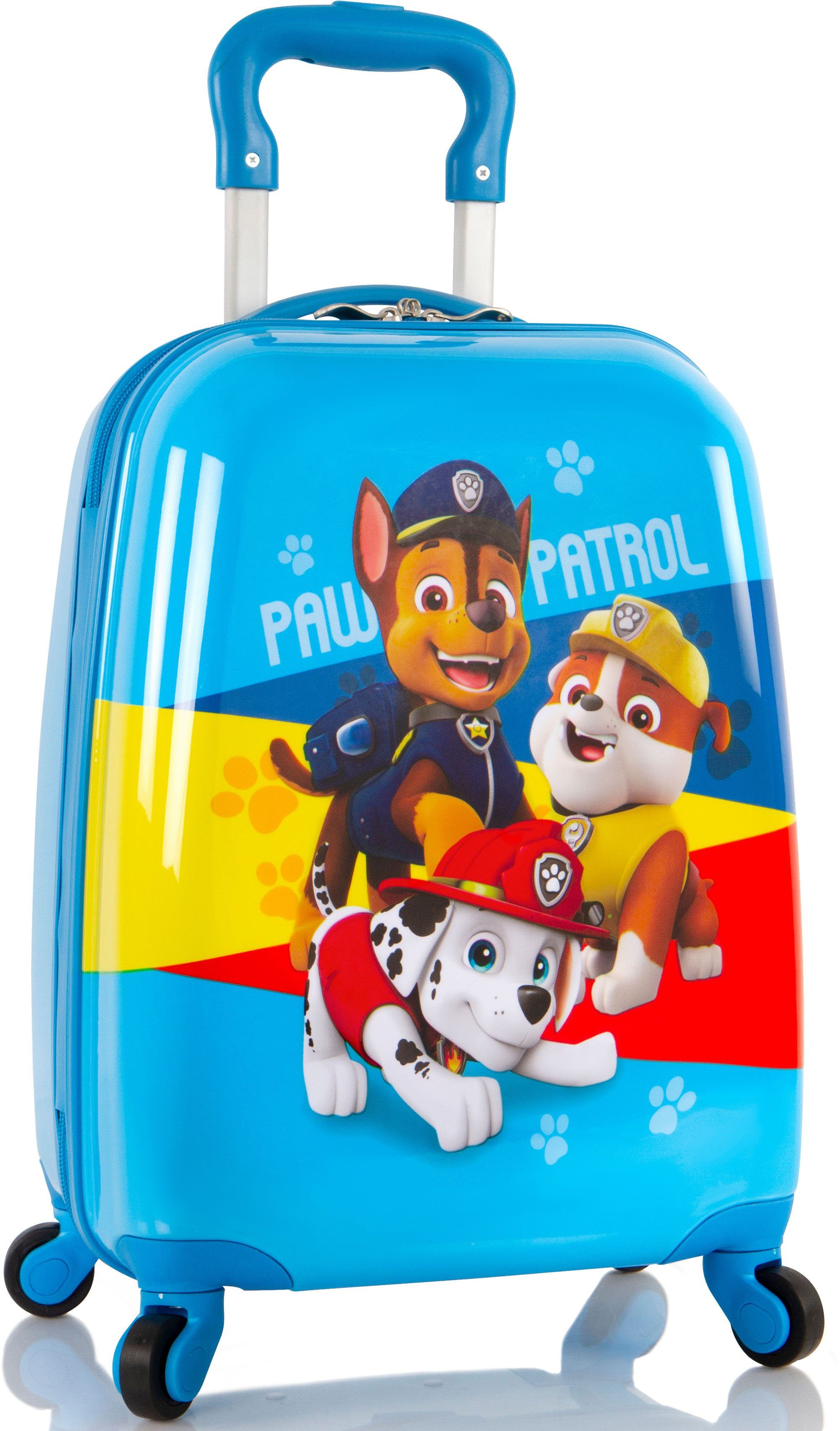 Heys Kinderkoffer Paw Patrol, Blau, 4 Rollen, Heys Kindertrolley Handgepäck-Koffer