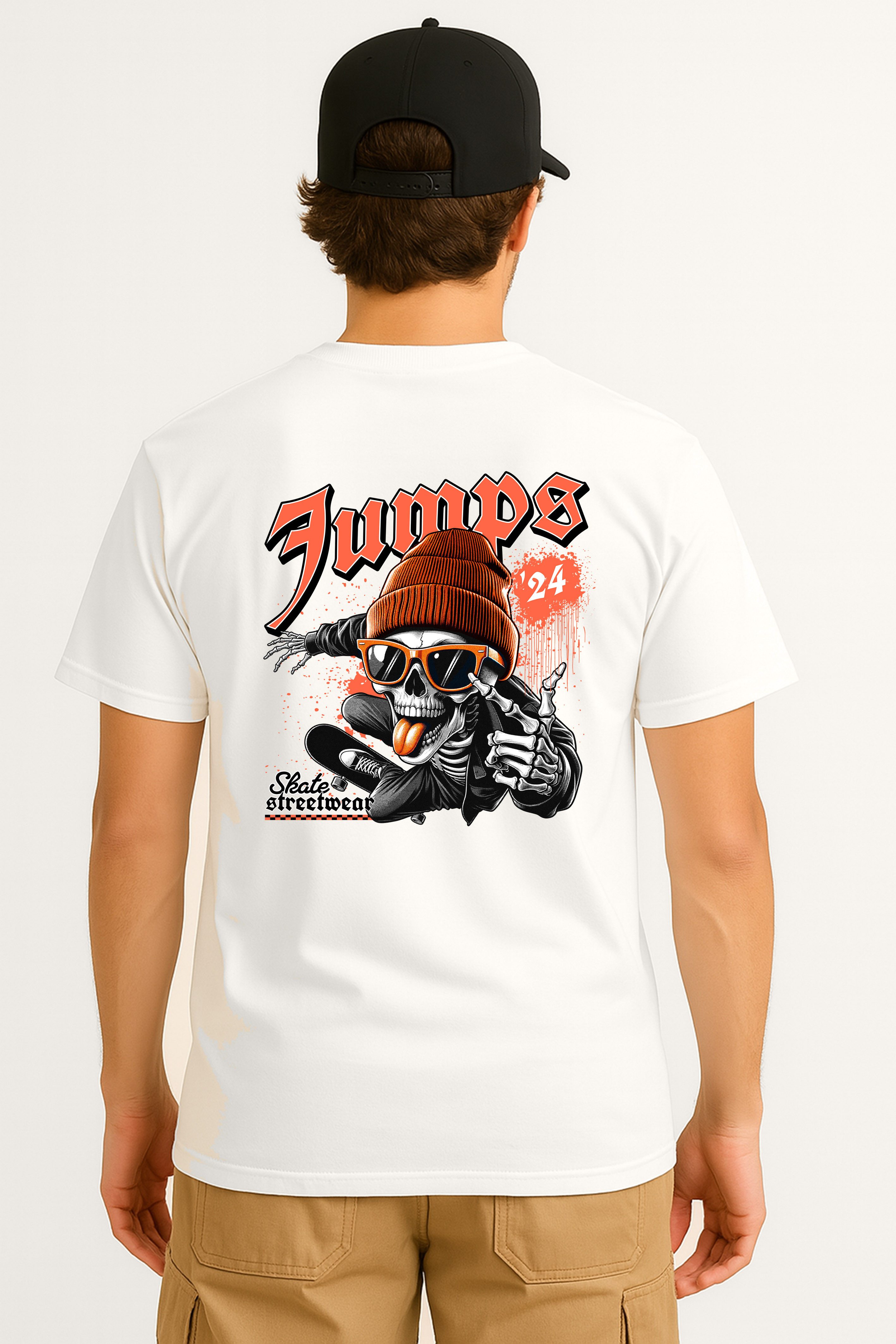 Banco Print-Shirt Trendiges Herren mit Skate-Skelett-Print günstig online kaufen
