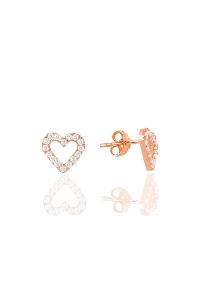 Einzelstück Paar Ohrstecker Ohrringe Ohrstecker Herz Love Liebe Lovely günstig online kaufen