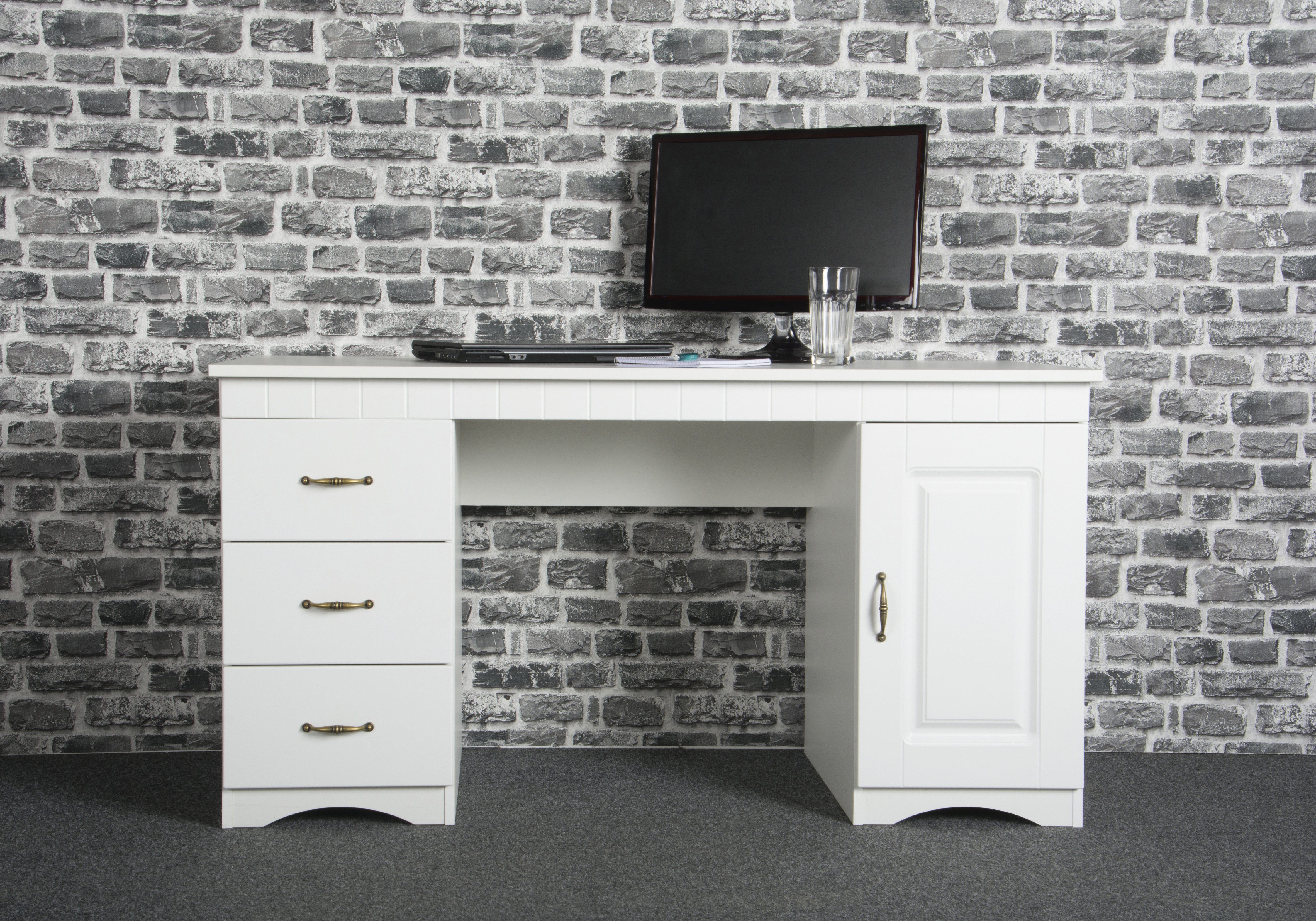 VOGL Möbelfabrik Schreibtisch Hans im Landhaus-Stil, wahlweise mit Schublad günstig online kaufen