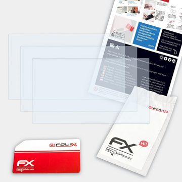 atFoliX Schutzfolie Displayschutz für Auna DisGo Box 100 DVD, (3 Folien), Ultraklar und hartbeschichtet