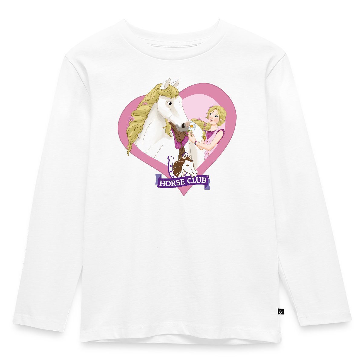 T-Shirt Schleich Horse Club Sofia & Blossom Herzmotiv Kinder Premium Langarmsh